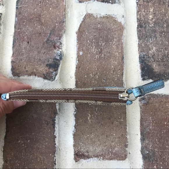 Coach coin purse / card holder with keychain - Picture 4 of 4